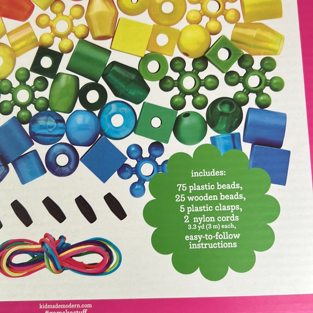 Kid made modern my first jewelry beads making-landing activity kits NWT - Picture 9 of 11